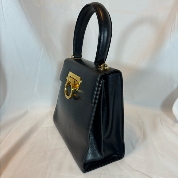 SALVATORE FERRAGAMO Gancini Mini Bag Black - Picture 3 of 13